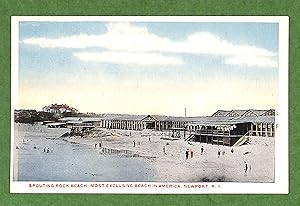 Spouting Rock Beach Association, Most Exclusive Beach In America Newport, R.I. Postcard