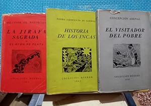 Seller image for Lote Coleccin Hrreo: El visitador pobre, Historia de los Incas, La jirafa sagrada o el bho de plata for sale by Libros de Ultramar Alicante