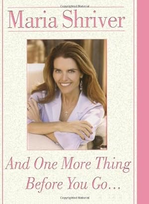 Seller image for And One More Thing Before You Go. for sale by Reliant Bookstore
