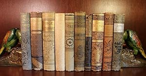 Seller image for Fine Victorian Binding Set "Don Quixote" "The Poetical Works of John Milton" "The Poetical Works of Samuel Taylor Coleridge" "The Complete Works of Robert Burns" "Fairy Tales and Stories" by Hans Christian Andersen and others for sale by Ernestoic Books