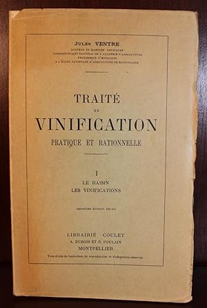 Bild des Verkufers fr Traite De Vinification Pratique Et Rationnelle (Winemaking Process) zum Verkauf von Ernestoic Books