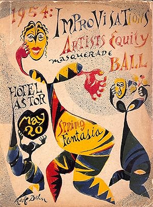 Seller image for IMPROVISATIONS 1954 : Artists Equity Spring Fantasia Masquerade Ball for sale by The Cary Collection