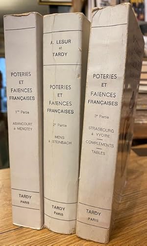 Les Poteries et les Faiences Francaises [Three Volumes]