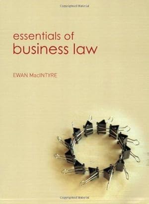 Bild des Verkufers fr Essentials of Business Law zum Verkauf von WeBuyBooks