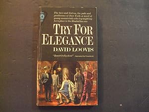 Bild des Verkufers fr Try For Elegance pb David Loovis 1st Popular Library Print 1/61 zum Verkauf von Joseph M Zunno