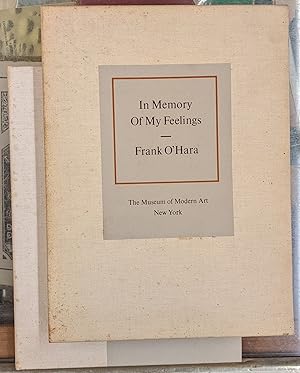 Seller image for In Memory of My Feelings for sale by Moe's Books