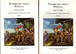TESORO DE VARIAS POESÍAS. TOMO I. TOMO II.