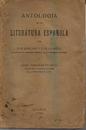 Seller image for ANTOLOGA DE LA LITERATURA ESPAOLA. for sale by Books Never Die