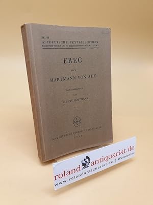 Imagen del vendedor de Erec von Hartmann von Aue a la venta por Roland Antiquariat UG haftungsbeschrnkt