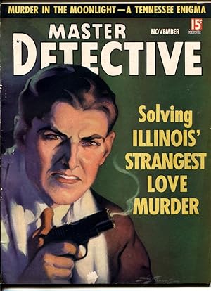 Master Detective Magazine November 1935 PRISON RIOTS- CLASSIC COVER VG/FN