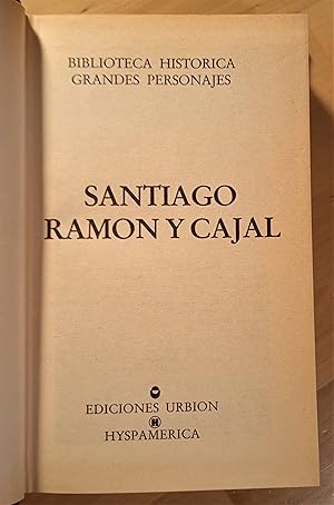 Seller image for Santiago Ramn y Cajal for sale by Llibres Bombeta