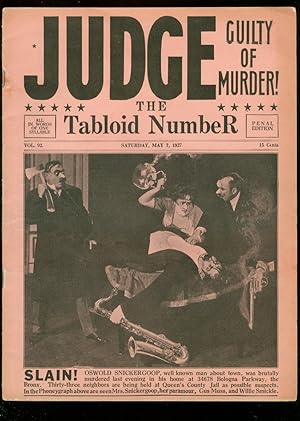 Judge Magazine May 7 1927- Parody & satire