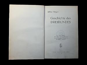 Bild des Verkufers fr Geschichte des Dreibundes. zum Verkauf von Antiquariat Bookfarm