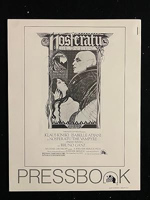 Nosferatu Original Movie Pressbook 1979 Herzog Klaus Kinski