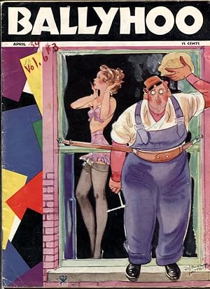 Ballyhoo Magazine April 1934 - Mickey Mouse parody- Jokes