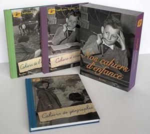 Bild des Verkufers fr Nos cahiers d enfance: Cahiers d criture, Cahier de gographie, Cahiers de l cole rurale; 3 Bnde im Schuber. Erinnerung an unsere Schulzeit,Schreibhefte, Erdkundehefte, lndliche Schulhefte zum Verkauf von Antiquariat an der Linie 3