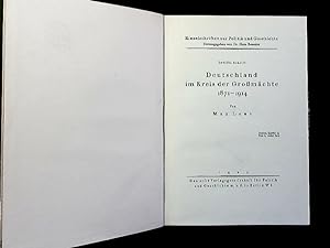 Bild des Verkufers fr Deutschland im Kreis der Gromchte 1871 - 1914. zum Verkauf von Antiquariat Bookfarm