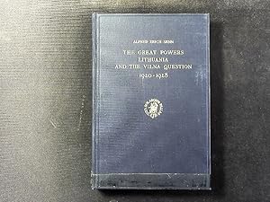 Immagine del venditore per The great powers, Lithuania, and the Vilna question 1920-1928. venduto da Antiquariat Bookfarm