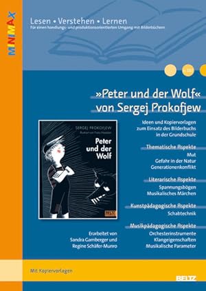 Image du vendeur pour Peter und der Wolf von Sergej Prokofjew: Ideen und Kopiervorlagen zum Einsatz des Bilderbuchs in der Grundschule (Lesen - Verstehen - Lernen) Ideen und Kopiervorlagen zum Einsatz des Bilderbuchs in der Grundschule mis en vente par Antiquariat Mander Quell