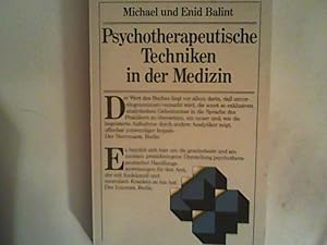 Seller image for Psychotherapeutische Techniken in der Medizin for sale by ANTIQUARIAT FRDEBUCH Inh.Michael Simon