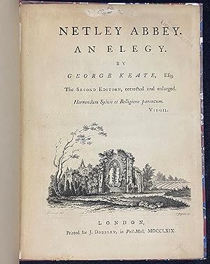 Bild des Verkufers fr Netley Abbey. An Elegy zum Verkauf von Nevermore Bookstore