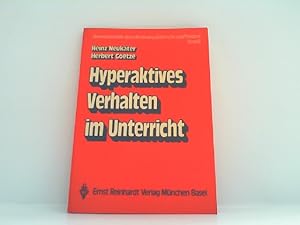 Bild des Verkufers fr Hyperaktives Verhalten im Unterricht. zum Verkauf von Antiquariat Ehbrecht - Preis inkl. MwSt.