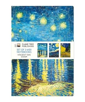 Bild des Verkufers fr Dreier Set Mittelformat-Notizbcher: Vincent van Gogh: Unser beliebten Mittelformat-Notizbcher im 3er-Pack mit flexiblen, knstlerisch gestalteten . Knstlers (3er-Pack Mittelformat-Notizbcher) zum Verkauf von AHA-BUCH