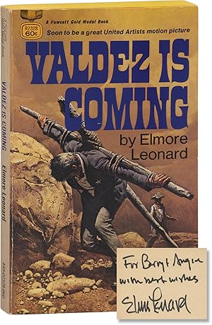 Bild des Verkufers fr Valdez is Coming (First Edition, inscribed by the author) zum Verkauf von Royal Books, Inc., ABAA