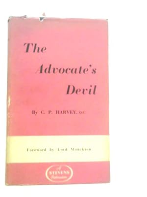 Image du vendeur pour The Advocate's Devil mis en vente par World of Rare Books