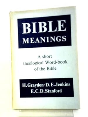 Imagen del vendedor de Bible Meanings a la venta por World of Rare Books