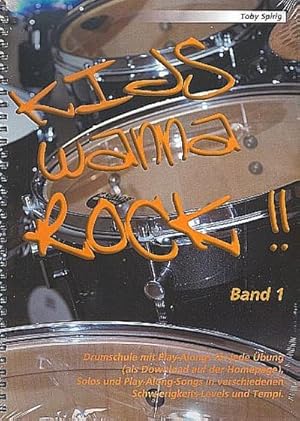 Bild des Verkufers fr Kids wanna rock!! Band 1 (+download)fr Schlagzeug zum Verkauf von AHA-BUCH GmbH