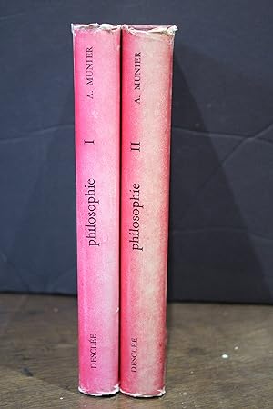 Seller image for Manuel de Philosophie.- Munier, Andr.- Dos tomos.- Deux tomes. for sale by MUNDUS LIBRI- ANA FORTES