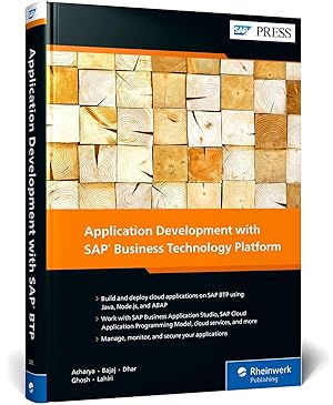 Bild des Verkufers fr Application Development with SAP Business Technology Platform zum Verkauf von moluna