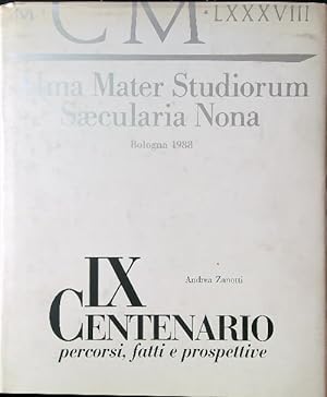 Bild des Verkufers fr IX Centenario percorsi, fatti e prospettive zum Verkauf von Librodifaccia