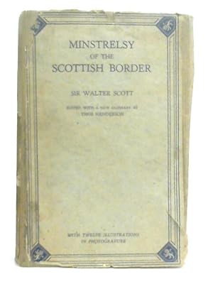 Bild des Verkufers fr Minstrelsy of the Scottish Border zum Verkauf von World of Rare Books