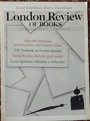 Image du vendeur pour London Review Of Books 8 May 2003 mis en vente par Shore Books