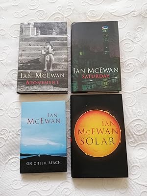 Seller image for Unbroken run of seven signed novels, all first printings: Atonement, 2001; Saturday, 2005; On Chesil Beach, 2007; Solar, 2010; Sweet Tooth, 2012; The Children Act, 2014; Nutshell, 2016 for sale by M&B Books