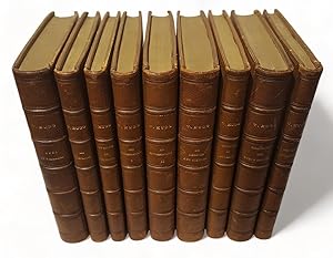 Oeuvre poétique. Édition elzévirienne. 9 volumes.