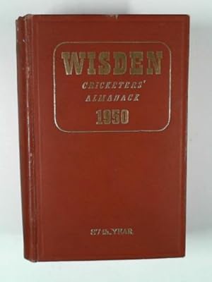 Bild des Verkufers fr Wisden cricketers' almanack 1950 (87th year) zum Verkauf von Cotswold Internet Books