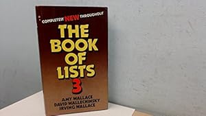 Seller image for Book of Lists: v. 3 for sale by WeBuyBooks