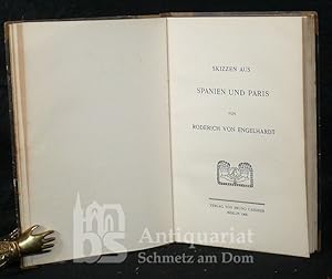 Imagen del vendedor de Skizzen aus Spanien und Paris. a la venta por Antiquariat Schmetz am Dom