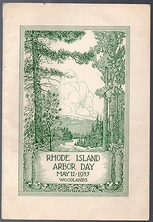 Rhode Island Arbor Day May 12th 1933 Illustrated Program // The Photos in this listing are of the...