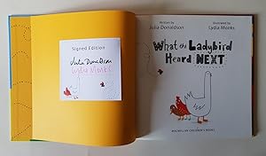 Bild des Verkufers fr What The Ladybird Heard Next Signed By Julia Donaldson and Lydia Monks. zum Verkauf von Hornseys