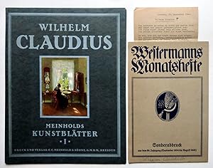 Konvolut: Sechs farbige Bilder nach seinen Originalen / W. Claudius. Mit e. Geleitw. von W. Doeng...