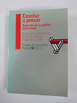 Imagen del vendedor de ENSEAR A PENSAR. ASPECTOS DE LA APTITUD INTELECTUAL. a la venta por TraperaDeKlaus