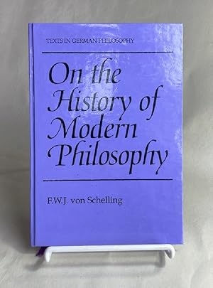 Imagen del vendedor de On the History of Modern Philosophy (Texts in German Philosophy) a la venta por Furrowed Brow Books, IOBA