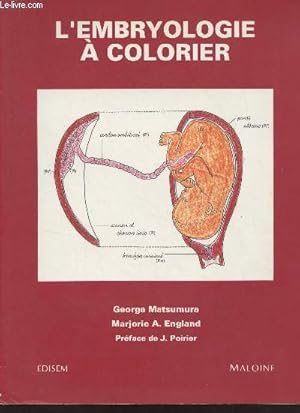 Seller image for L'Embryologie  colorier for sale by Le-Livre