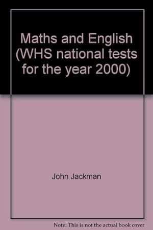 Bild des Verkufers fr Maths and English (WHS national tests for the year 2000) zum Verkauf von WeBuyBooks