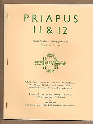 Seller image for Priapus 11 & 12 (Double Issue - Winter 1967-8) for sale by The Bookshop at Beech Cottage