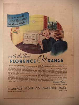 Florence Stove Company. 1936 advertising brochure